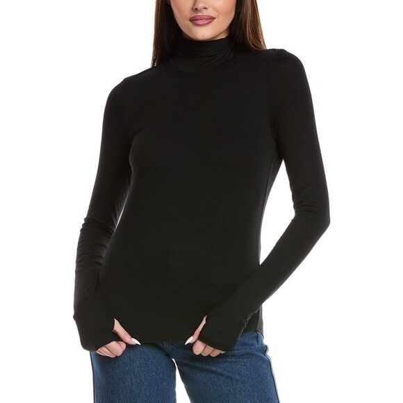 Majestic Filatures Tops - Majestic Filatures Womens  Merrow Top, Black